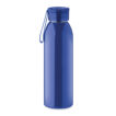 einwandige Trinkflasche aus Edelstahl mit PP-Deckel und Silikonaufhänger | 650 ml - bedruckbar
