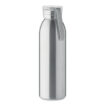 einwandige Trinkflasche aus Edelstahl mit PP-Deckel und Silikonaufhänger | 650 ml - bedruckbar