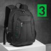 Rucksack mit Laptopfach 15" und Taschen für Geschäftsutensilien | RPET 210D - bedruckbar