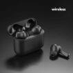 V5.1 TWS Active Ohrhörer mit Mikrofon | recyceltes ABS | Spielzeit ca. 4,5 h | schwarz - bedruckbar